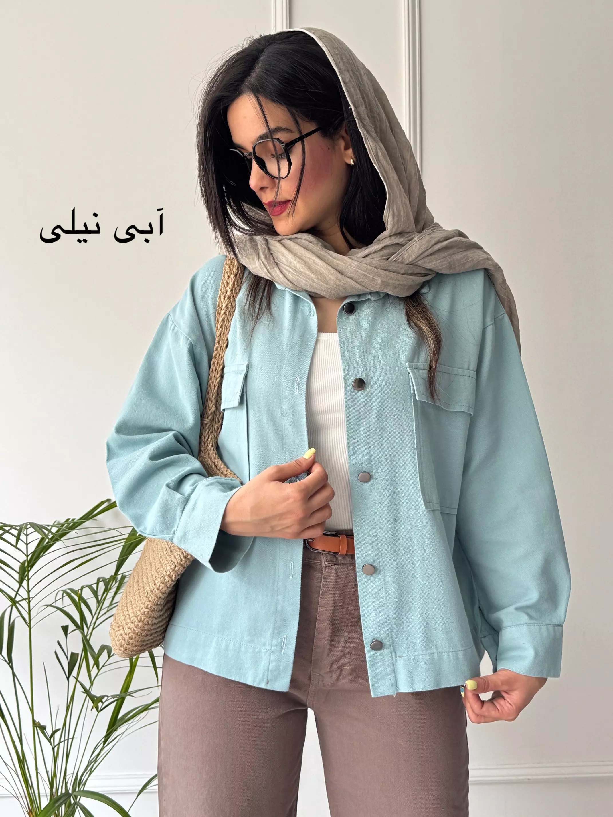 مانتو کتان یاسمین